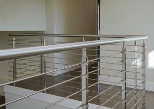 Wholesale Solid Rod Bar Stainless Steel Railing Hollow Tube Round / Square Shape Post from china suppliers