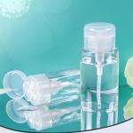 PETG PTE PP Glass PET Makeup Remover Bottle Leak Proof With 0.7ml Pump Dosage