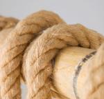 Hemp Rope Bamboo Glass Pendant Light For Living Rooms