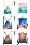 Colorful Sport Drawstring Bag Customized Logo For Basketball Storage