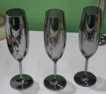 Crystal Glass Vacuum Plating, Glass ashtray, glass shisha PVD rainbow color