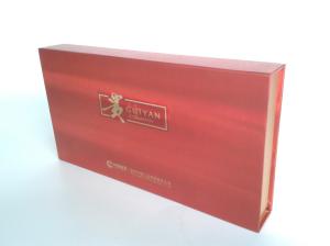 Wholesale Elegant Rigid Board Cigar Packaging Box , Foil Coated Paper Luxury Gift Boxes from china suppliers