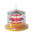 5.5V Red Color 2W 4NM Solar Marine Navigation Lights