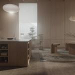 Modern Style Manufacturer Full Set Designs Complete Minimalist Wood Grain