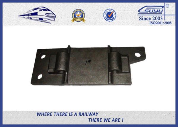 Cast Iron Base Plate QT400-15 Plain Railway Tie Plate Fastener Components