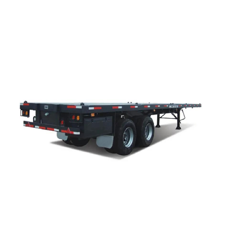 Hot Sale with Two-Axle Container Flatbed Trailer Truck Trailer for Transportation