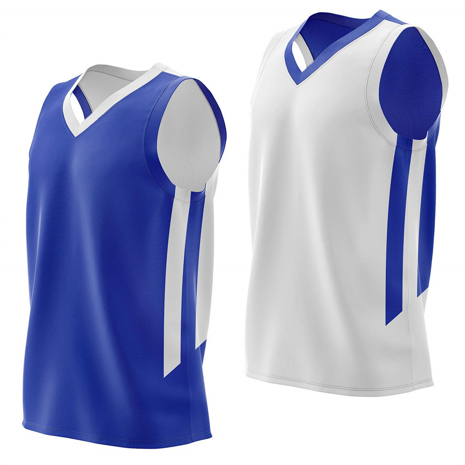 Reversible Men's Mesh Athletic Basketball Jersey Single For Team Scrimmage