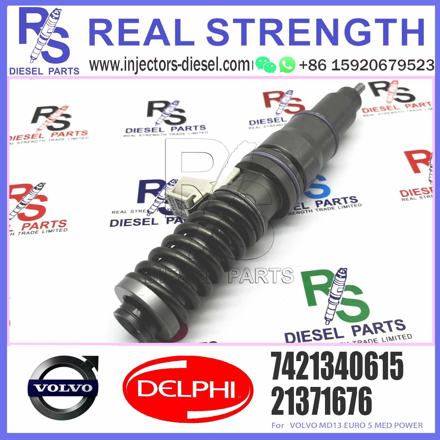 Diesel Fuel System Injection Valve Common Rail Fuel Injector 7421340615 Fuel Injector Nozzle