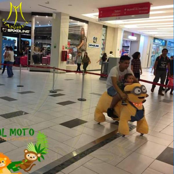Hansel coin operated children ride on stuffed walking plush animals