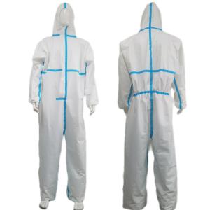 Wholesale Disposable Coverall Item CE Type4/5/6 50GSM-70GSM Microporous Industrial 175*140cm from china suppliers