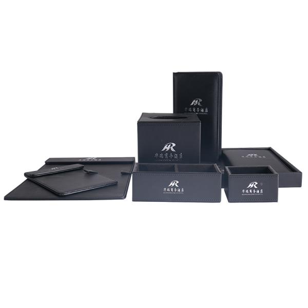 Advanced Beige Leather Hotel Leather Products Finished Leather Bathroom Supplies