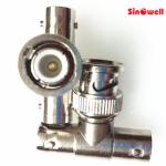 CCTV Camera Coaxial BNC Female Connectors Solderless Rg58 Rg59 Rg60