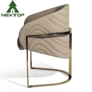 Wholesale Light Luxury Dining Chair Modern Armchair Leisure Living Room Chair from china suppliers