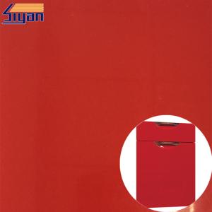 Wholesale Red Solid Color Pvc Decorative Foil High Glossy For Wrapping Interior Furniture from china suppliers