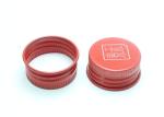 Custom Colored Aluminium Screw Caps 18mm 20mm 24mm 28mm Capacity