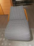Modern Lattice Hotel Room Sofa Single Light Luxury Solid Wood Sofa