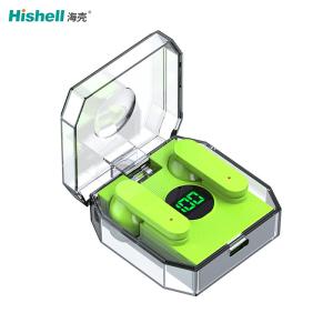 Wholesale Transparent Cover Type C No Wire Headphones 5.3 Bluetooth Stereo Earbuds from china suppliers