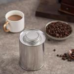 Food Grade Airtight Coffee Container , Empty Metal Coffee Cans Customized