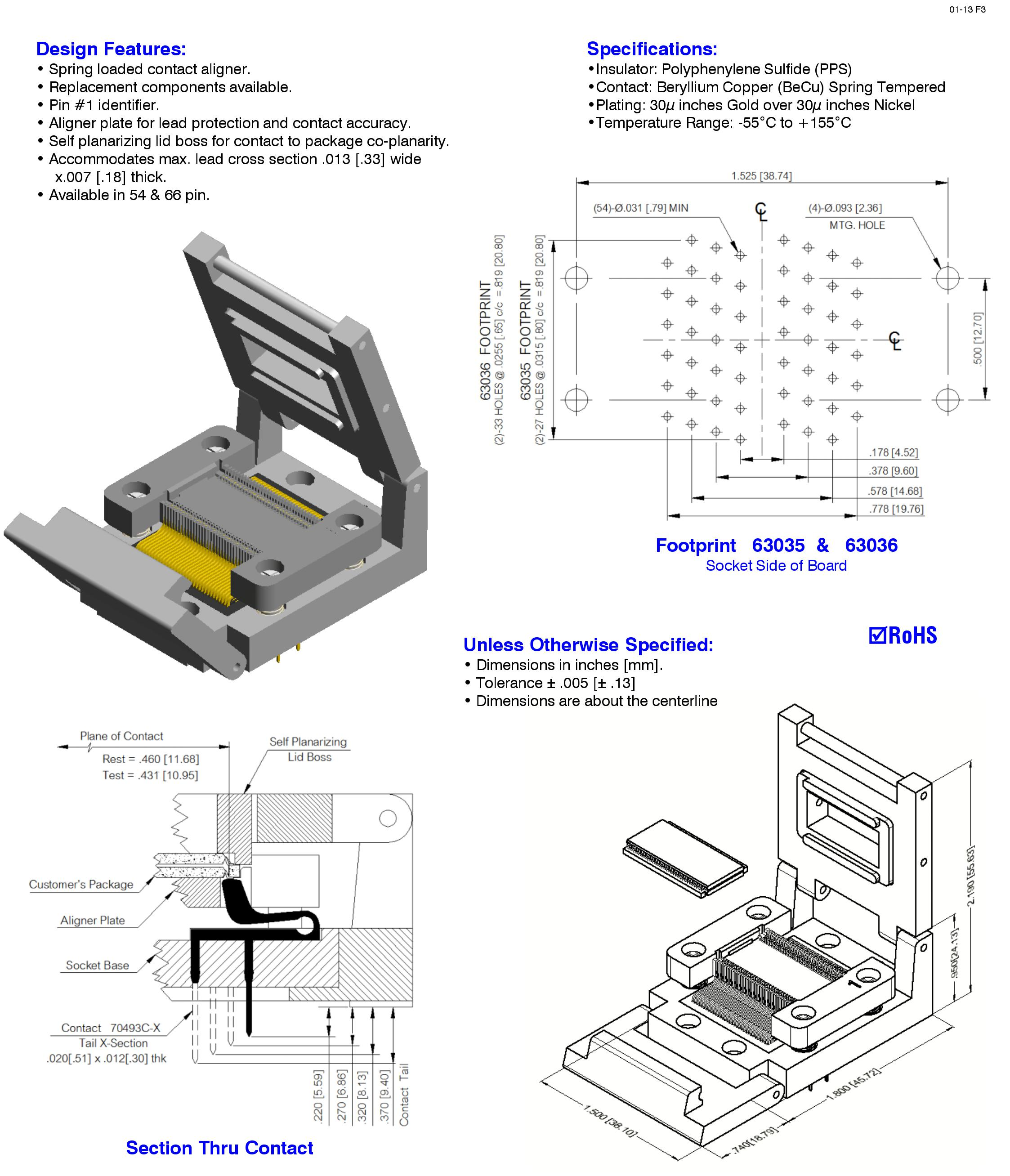 Thin Small Outline (TSOP) 63035T Take Your Business to the Next Level with Contactor and Durable