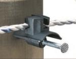 Plastic Pp Big Nail Electric Fence Insulators 100mm Length Impact Resistant