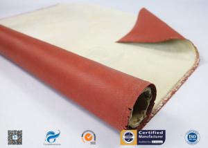 Wholesale 96% High Silica Cloth Coated With One Side Red Silicone For Fireproof from china suppliers