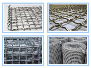 Wholesale Stainless Steel Crimped Wire Mesh 10mm 15mm 20mm Opening Size For Construction from china suppliers