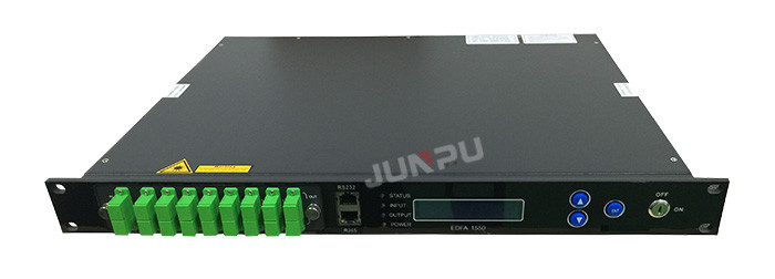 Erbium Doped Fiber Amplifier 1550nm 23dbm 1 Outputs SC APC 2 Power Supply