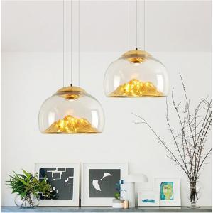Wholesale Mountain View Glass Pendant Light Nordic island pendant lights creative coffee bar lamp(WH-GP-97) from china suppliers