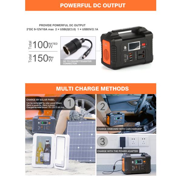 110V 220V 200w 300w Residential Solar Power System Custom Portable Power Station For Outdoor Camping And Hiking