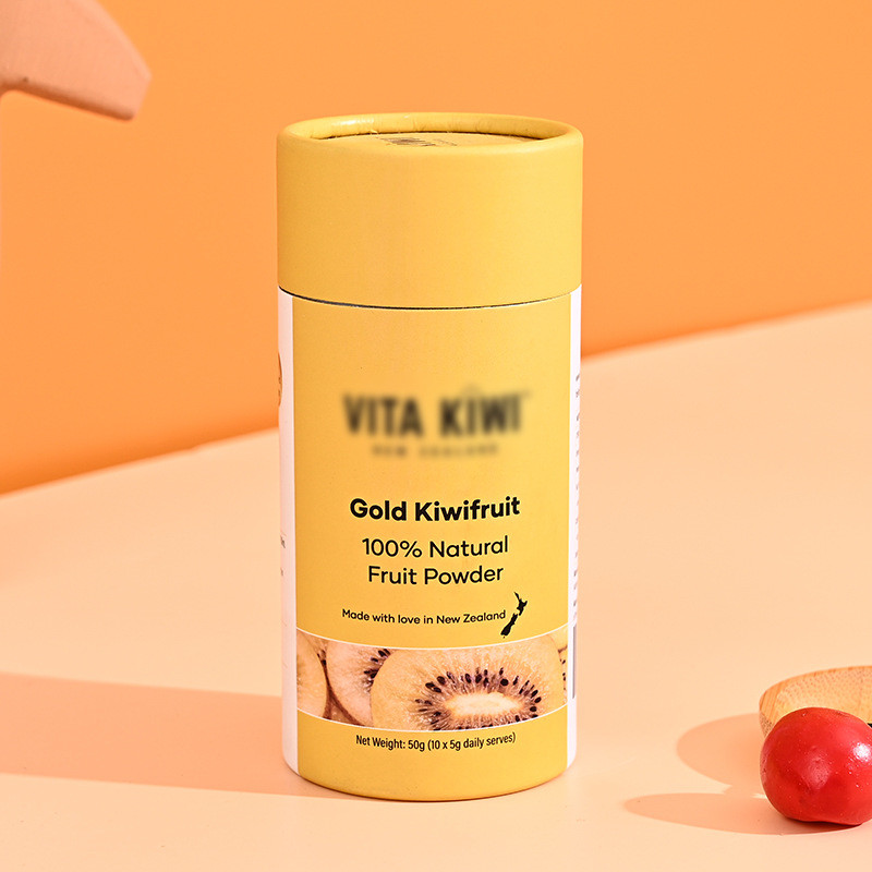 Biodegradable Eco Friendly Cylinder Tea Paper Tube Packaging With Free Sample