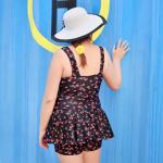 swimwear women bikini Large size swimsuit black dress Beach vacation sexy piece