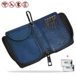 Portable Faraday Car Key Holder Pouch House Keys Card Case Nylon Material