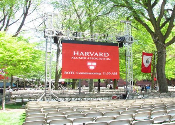 Super Wide Angle P3.91 Outdoor Rental LED Display 500*500mm cabinet For Bus