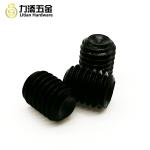 DIN 916 Flat Point Grub Screw Carbon Steel Black M7 M9 Black