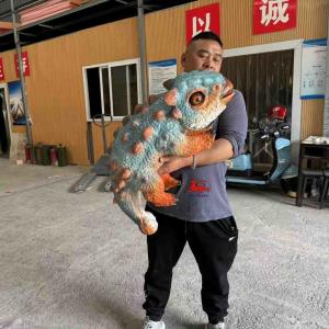 Wholesale Life Size Animatronics Realistic Dinosaur Hand Puppets Ankylosaurus from china suppliers