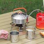 Hot Sale 304 Stainless Steel Outdoor Camping Cookware Mess Kit Portable Picnic