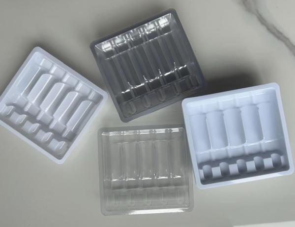 Manufacturer custom ampoule bottle tray, medical packaging disposable blister