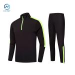 Polyester Tracksuit Mens Hoodies And Pants Sets Thermal Soccer Football Uniform