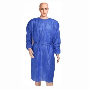 Wholesale OEM AAMI Level 2 Non Sterile Disposable Isolation Gowns from china suppliers