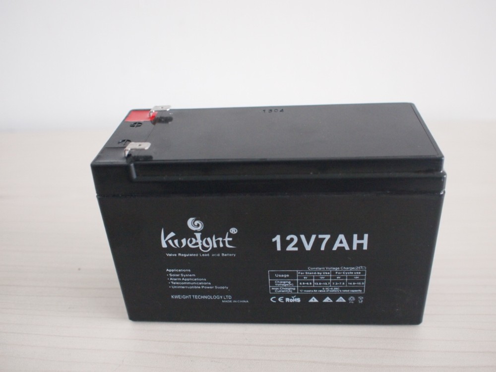 Sla Agm Lead Acid Battery 12v 7ah Ups Mf Deep Cycle Battery For Security Fire Alarm