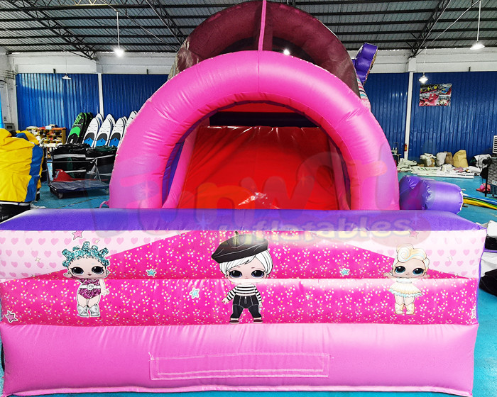 1000D PVC Commercial Combo Bounce House Playground Doll Bouncy Castle