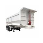 Van-Type 3 Axles 60 Cubic Meters Hydraulic Cylinder 40-100 Ton Concrete Dump
