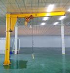 2 Ton Free Standing Jib Crane 270 Degree Electric Slewing Arm Span 4.5-6m
