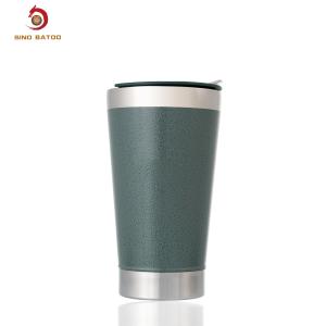 Wholesale 16 Ounce Stainless Steel Tumbler Double Wall , Stainless Steel Beer Cup With Opener from china suppliers