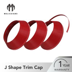 Wholesale Aluminum Core Red Color Plastic Trim Cap PC Package No Waste Indoor / Outdoor from china suppliers