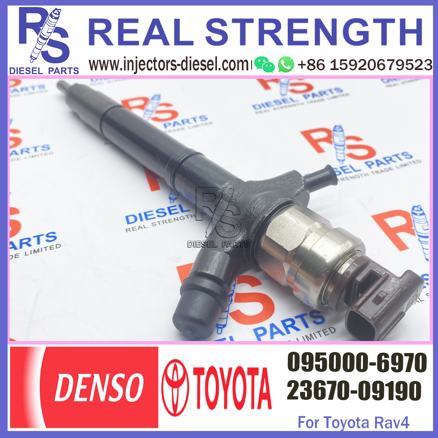 Diesel Fuel Injector 095000-7690 095000-7680 095000-7320 095000-7330 095000-6680 095000-6970 For TOYOTA 1AD-FTV 2AD-FTV