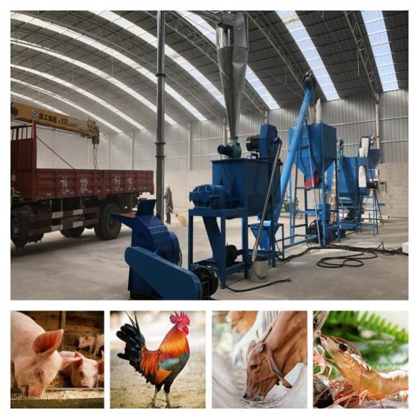 30kw Animal Food Pellet Making Machine Low Maintenance Farm Livestock Feed