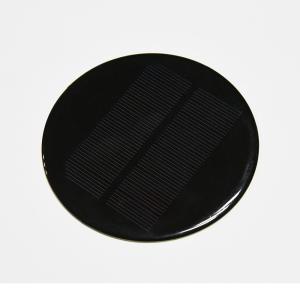 Wholesale Small Size Photovoltaic Solar Panels PET 1W 2W 3W Black Round Shape from china suppliers