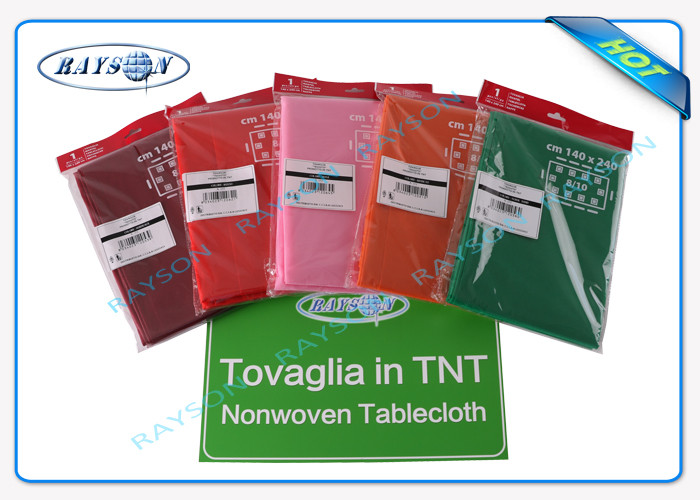40gsm - 60gsm Disposable Polypropylene Non Woven Tablecloth with Different Printing Pattern