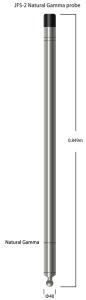 Wholesale NaI Crystal Sensor 0- 32768cps Natural Gamma Probe from china suppliers